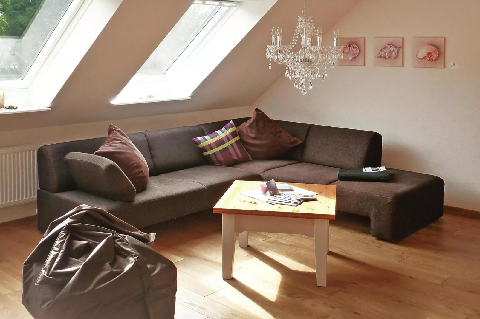 Ferienwohnung Dangast-Woonkamer