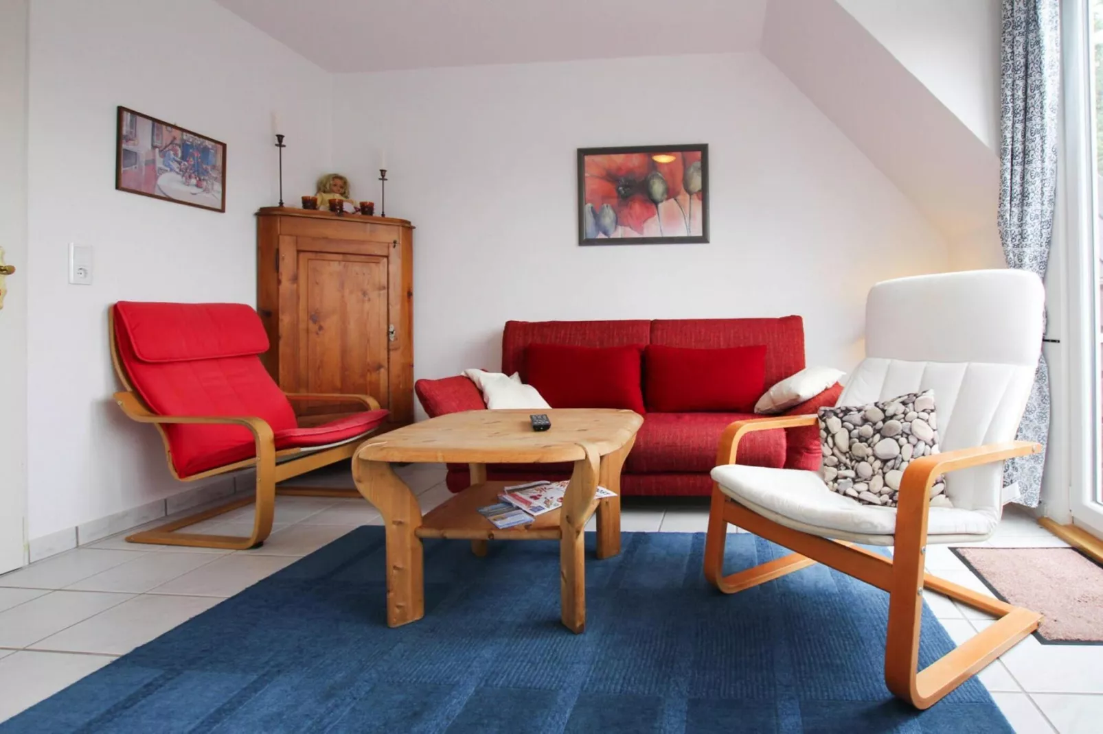 Ferienwohnung Ankerplatz-Woonkamer