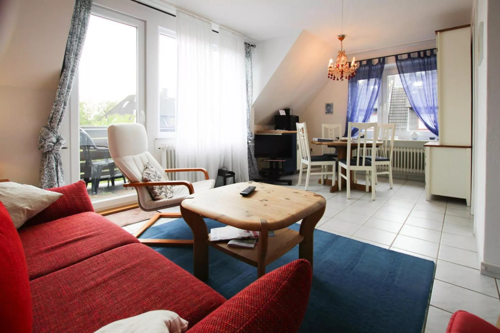 Ferienwohnung Ankerplatz-Woonkamer