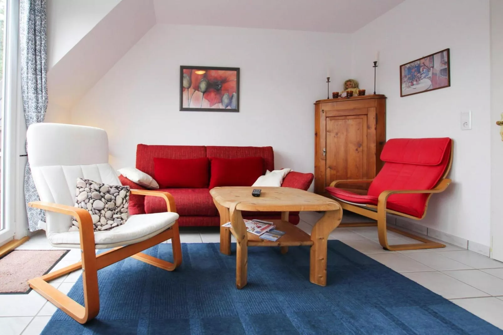 Ferienwohnung Ankerplatz-Woonkamer