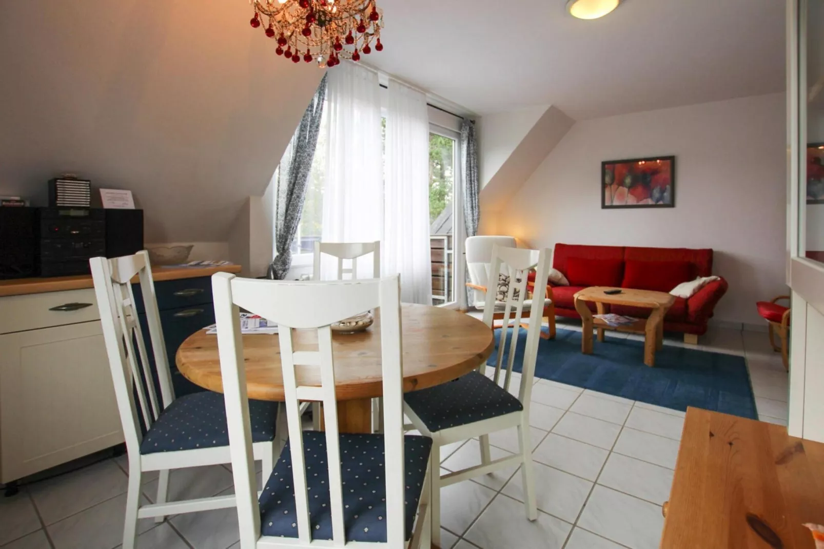 Ferienwohnung Ankerplatz-Woonkamer