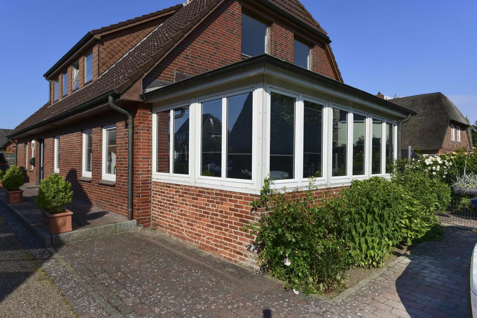 Haus Harde -Wohnung 2 - 2 Pers-Buitenkant zomer