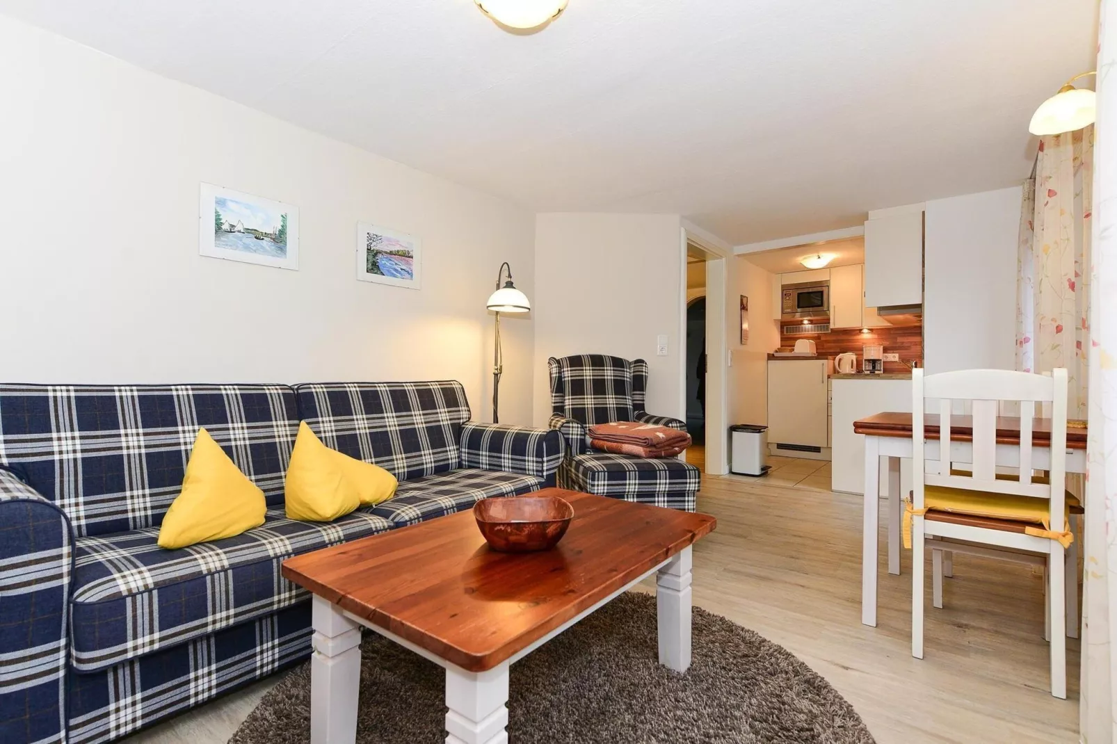 Haus Harde -Wohnung 2 - 2 Pers-Woonkamer