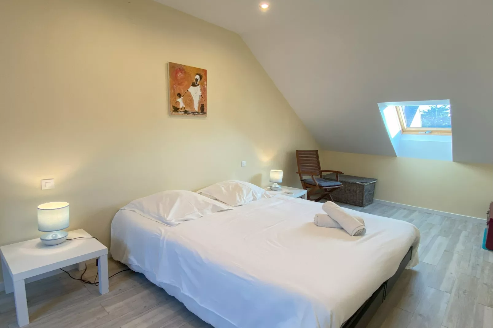 Maison de vacances 200 m mer St Pair sur Mer-Slaapkamer