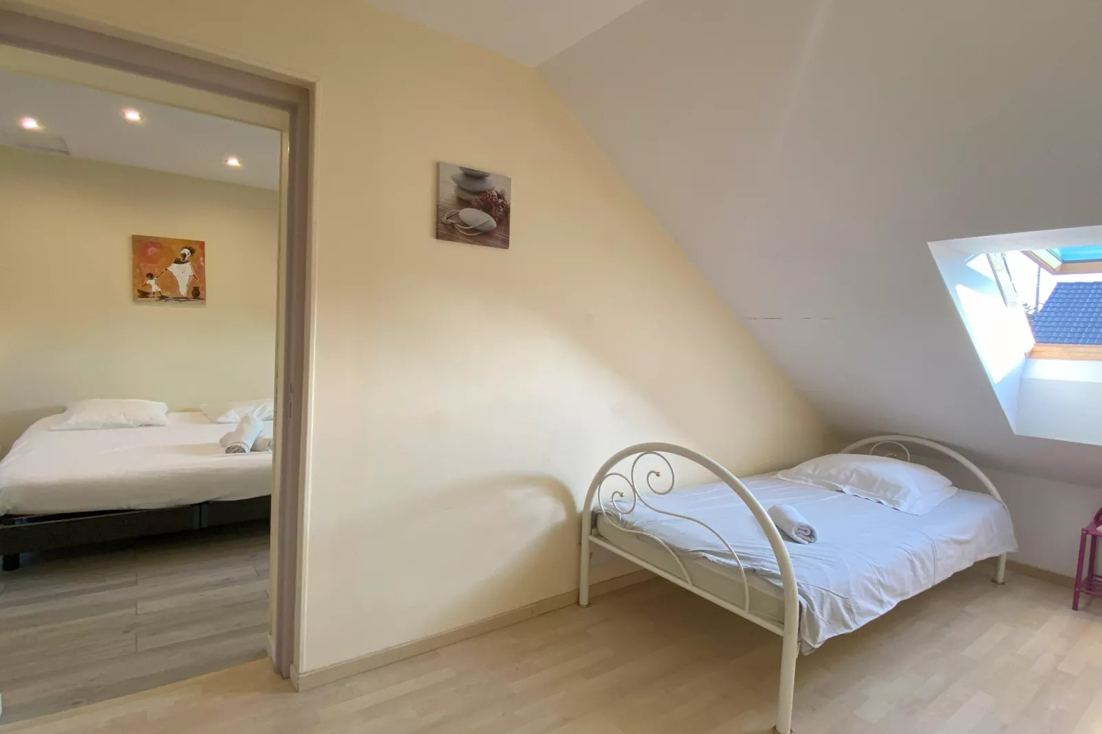 Maison de vacances 200 m mer St Pair sur Mer-Slaapkamer