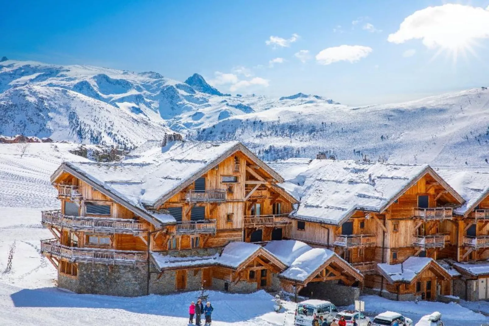 Les Chalets de l'Arvan II 2-Gebied winter 5km