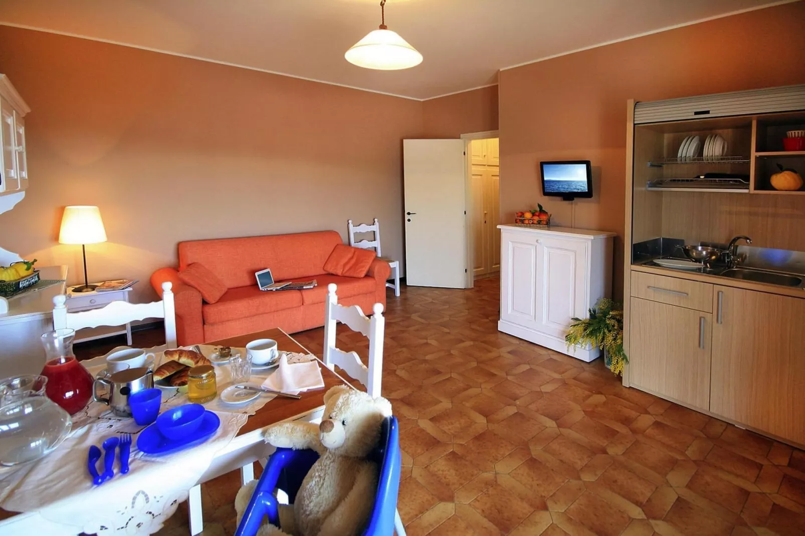 Residence La Meridiana San Bartolomeo al Mare - Typ B4 33 qm/B401-Eetkamer