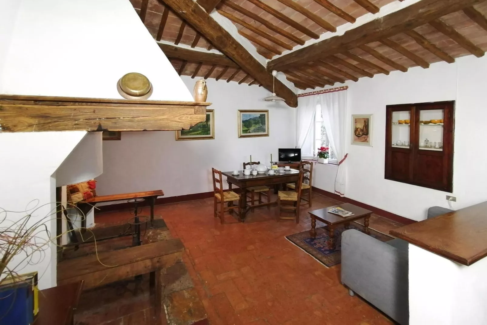 Residence Il Pero di Cetinale Sovicille Typ B 65 qm-Woonkamer