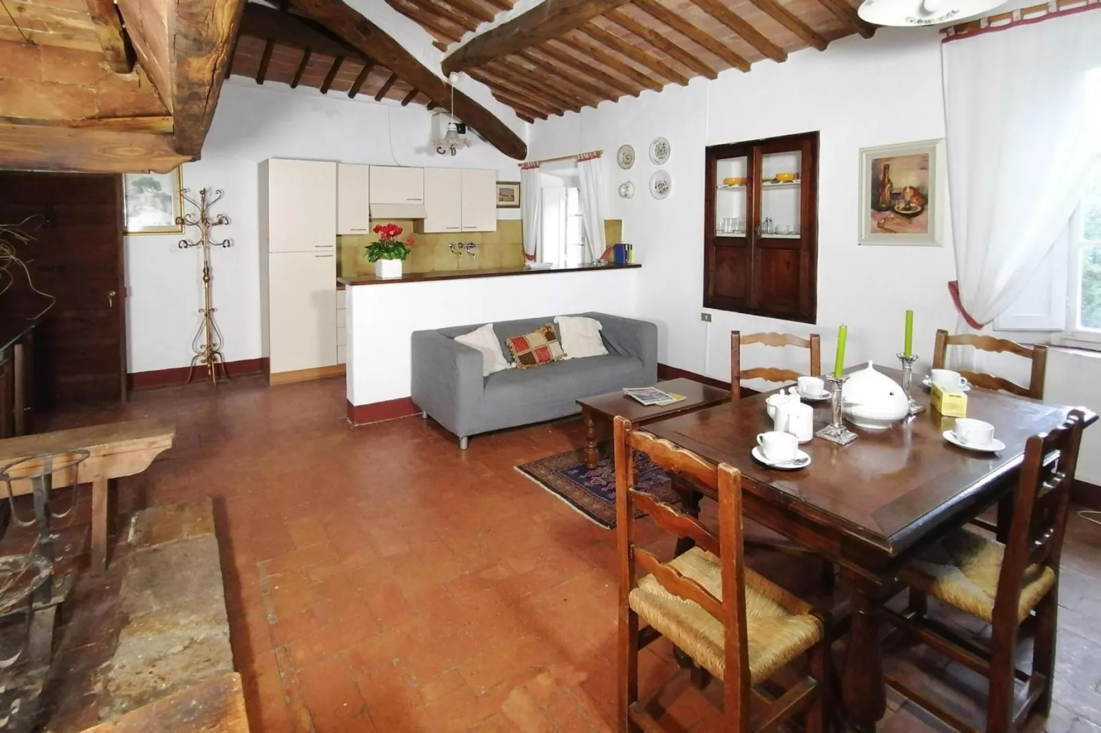 Residence Il Pero di Cetinale Sovicille Typ B 65 qm-Eetkamer