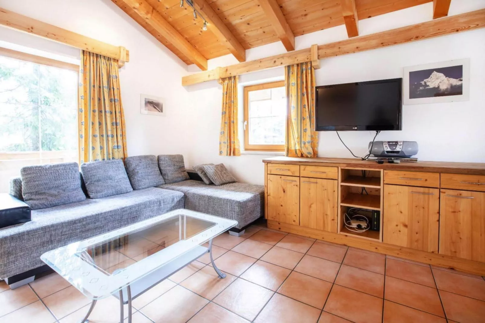Chalet Max-Woonkamer
