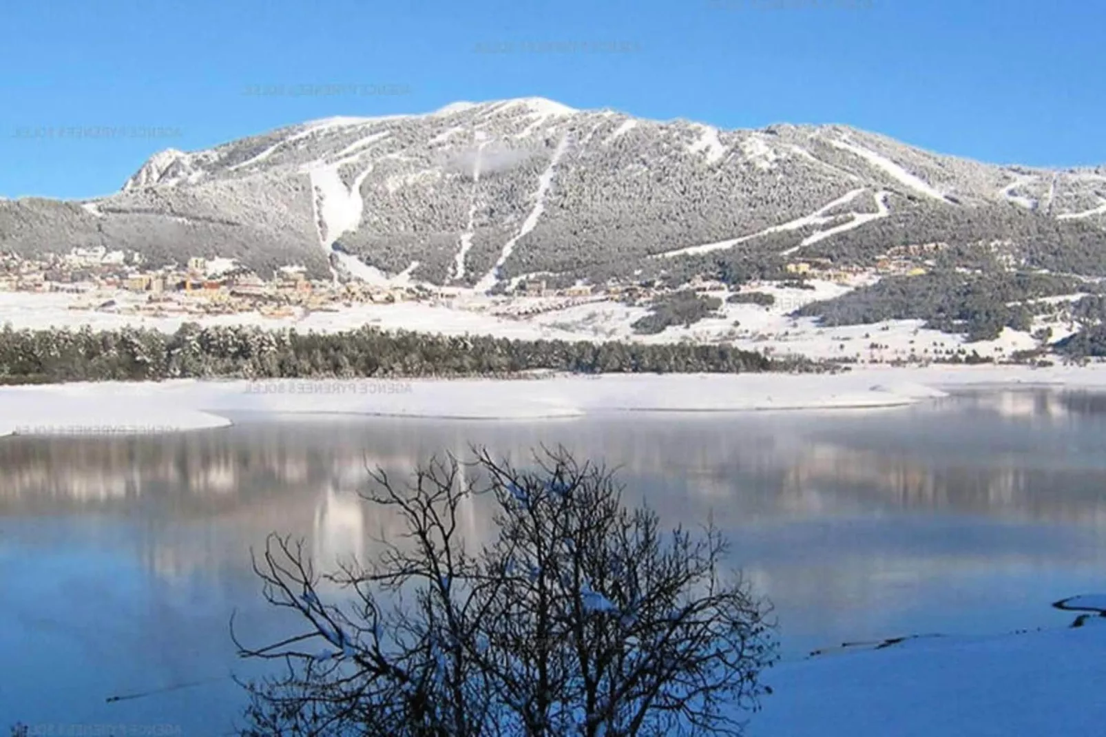 Chalet Max-Gebied winter 1km