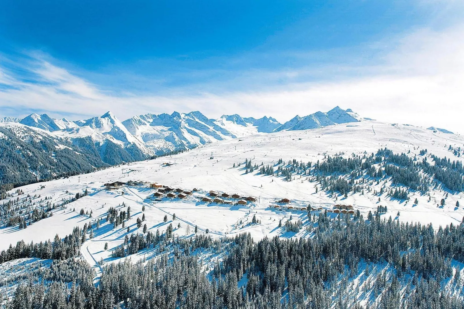 Chalet Max-Gebied winter 5km