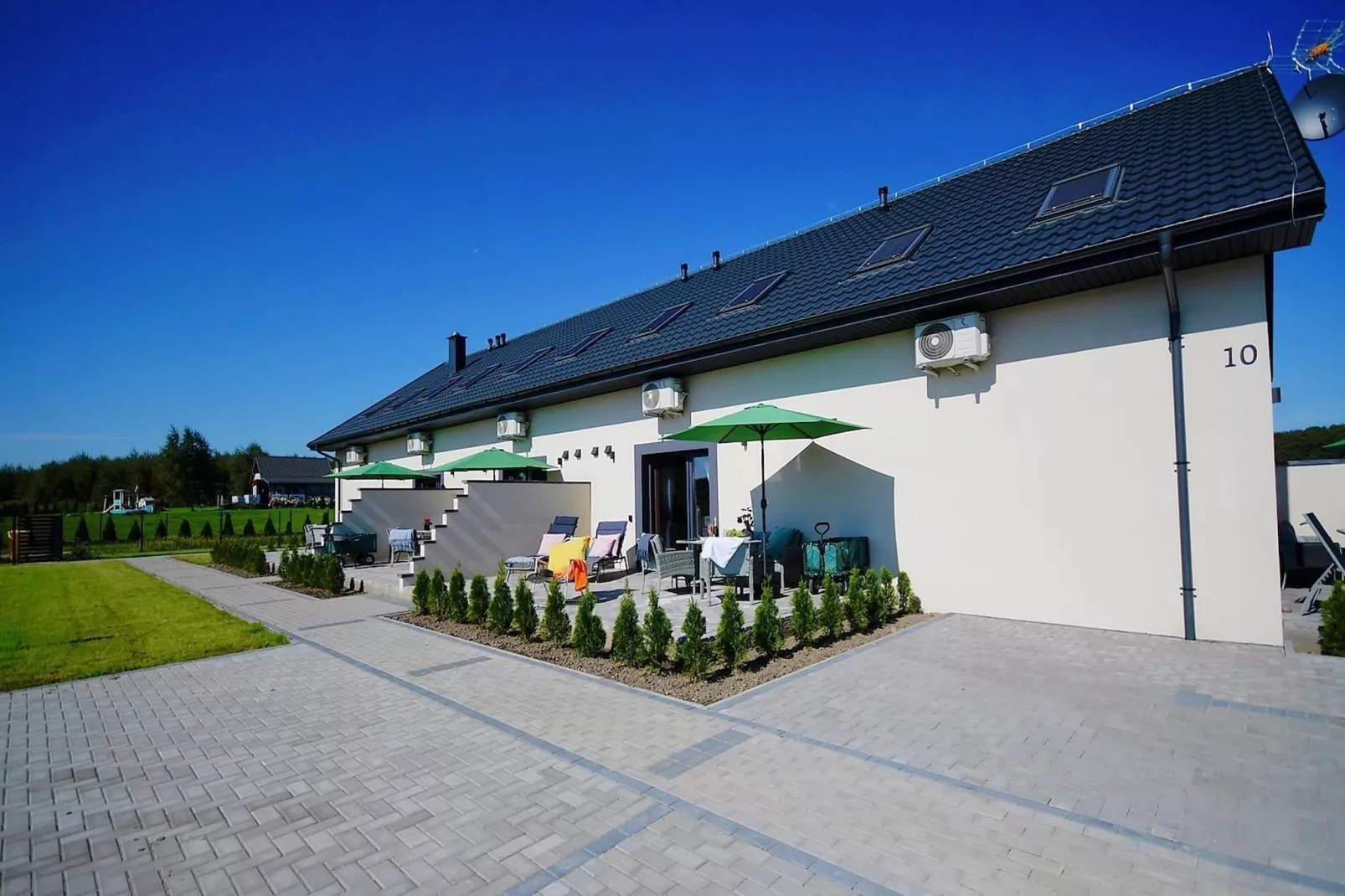Apartament nr 1 Mielenko-Buitenkant zomer