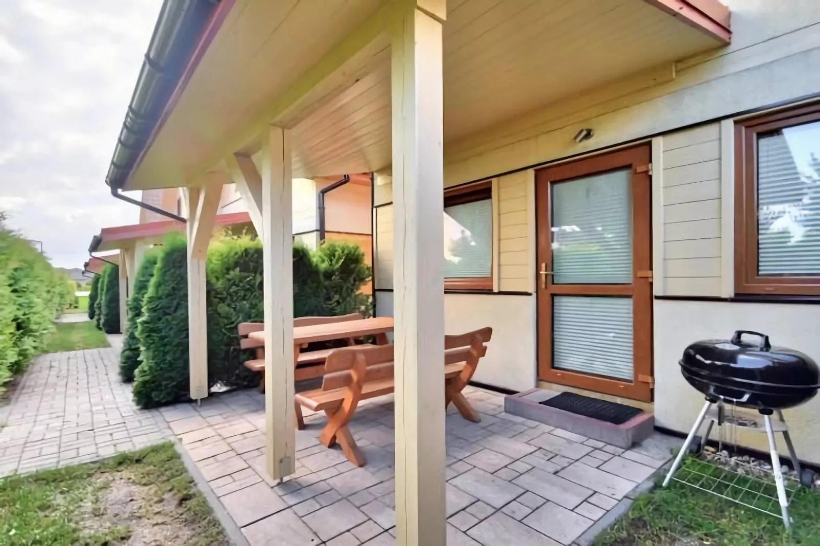 Domki wakacyjne dla 7 osób Sarbinowo-Terrasbalkon