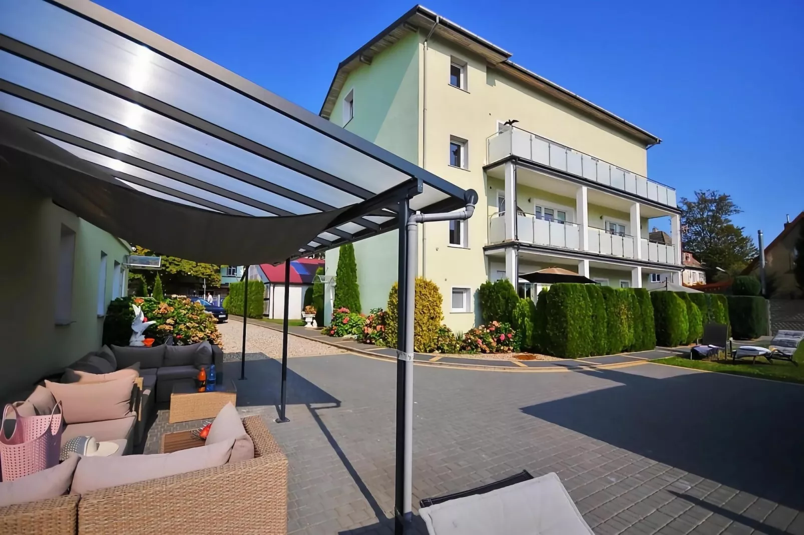 Studio 3-osobowe nr 1 30 m2 na poddaszu Ustronie Morskie-Buitenkant zomer