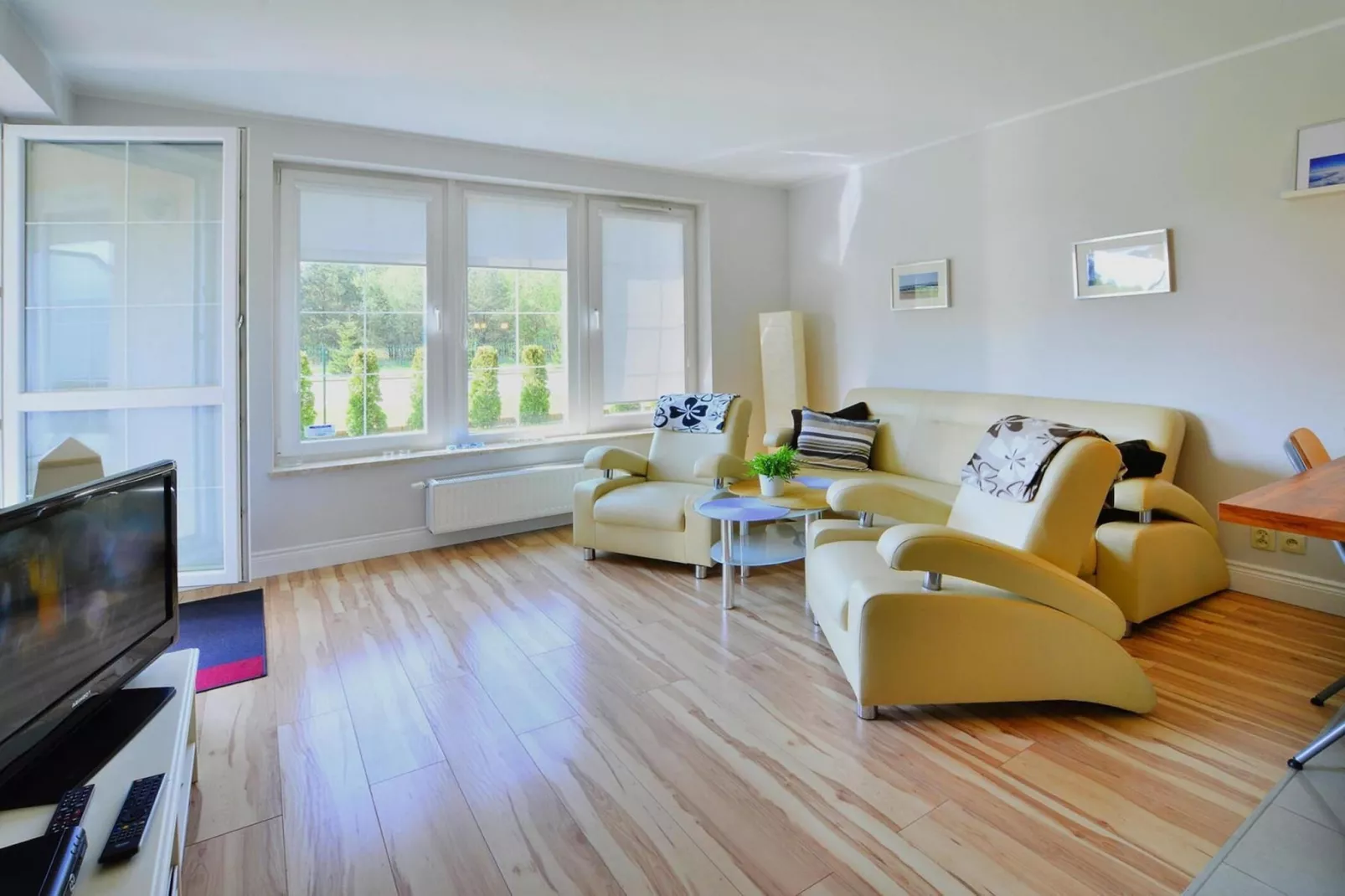 Komfortowy apartament Grzybowo-Woonkamer