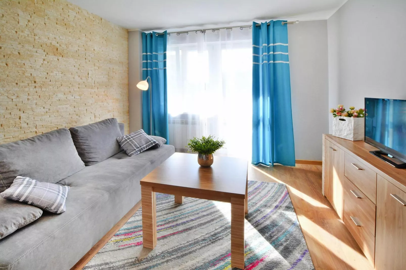 Apartament dla 5 osób Kołobrzeg-Woonkamer