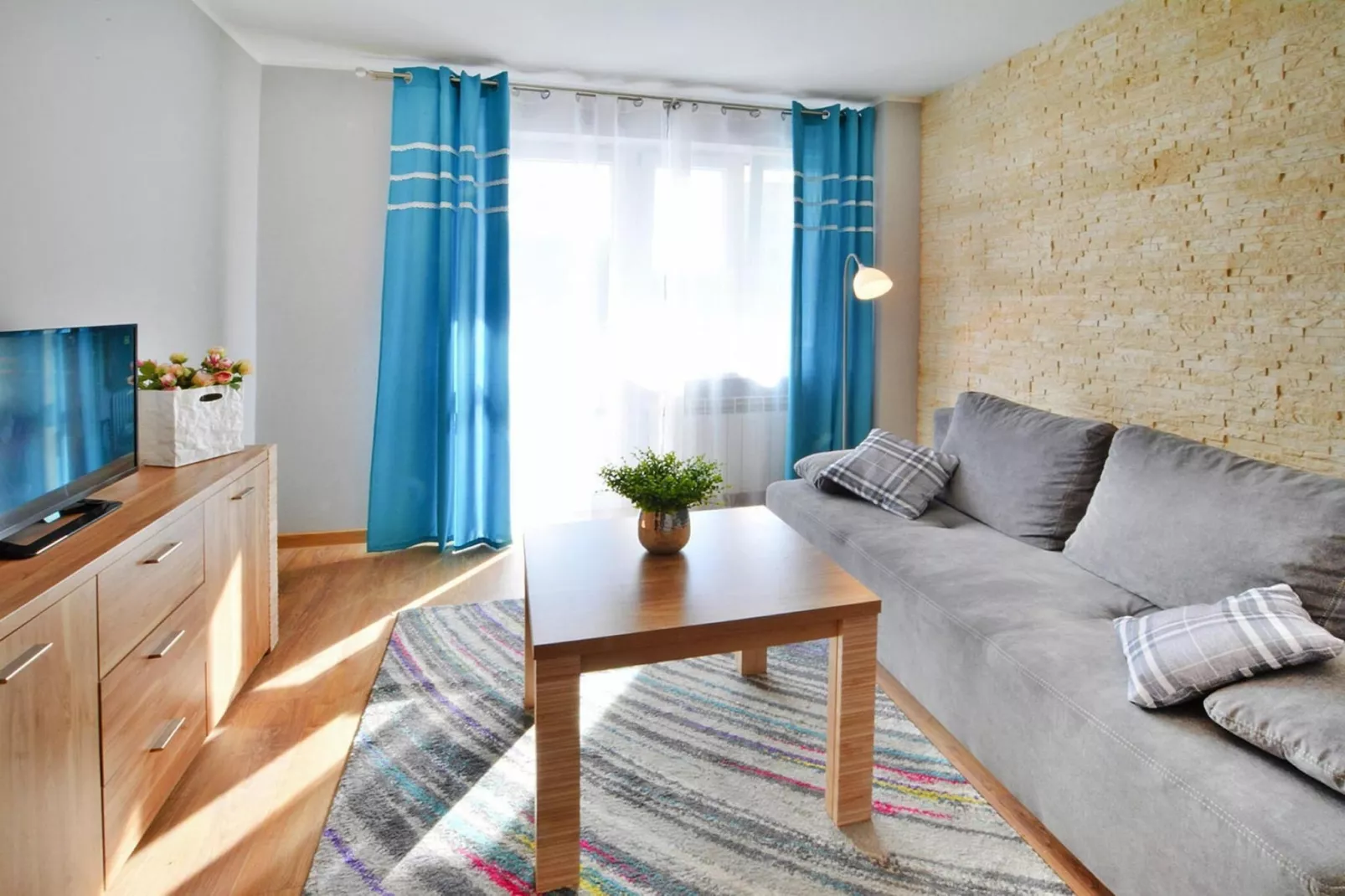 Apartament dla 5 osób Kołobrzeg-Woonkamer