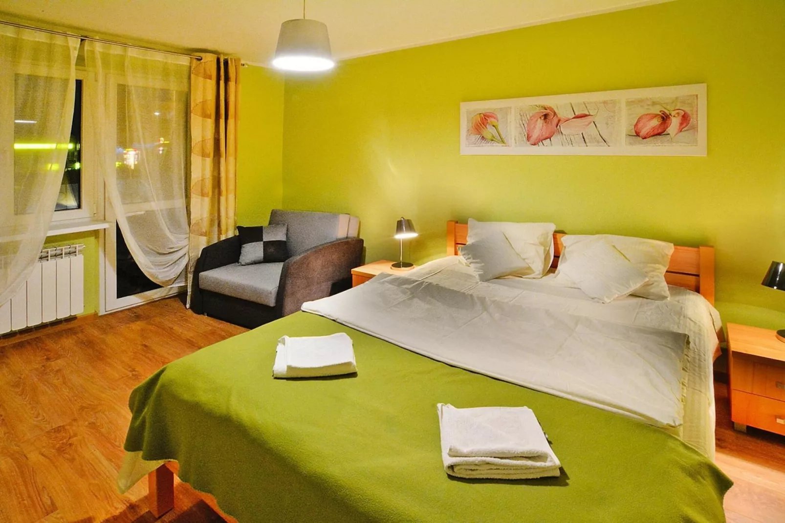 Apartament dla 5 osób Kołobrzeg-Slaapkamer