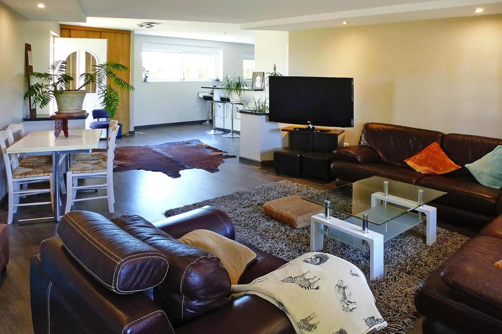 Holiday home Le Porge-Woonkamer