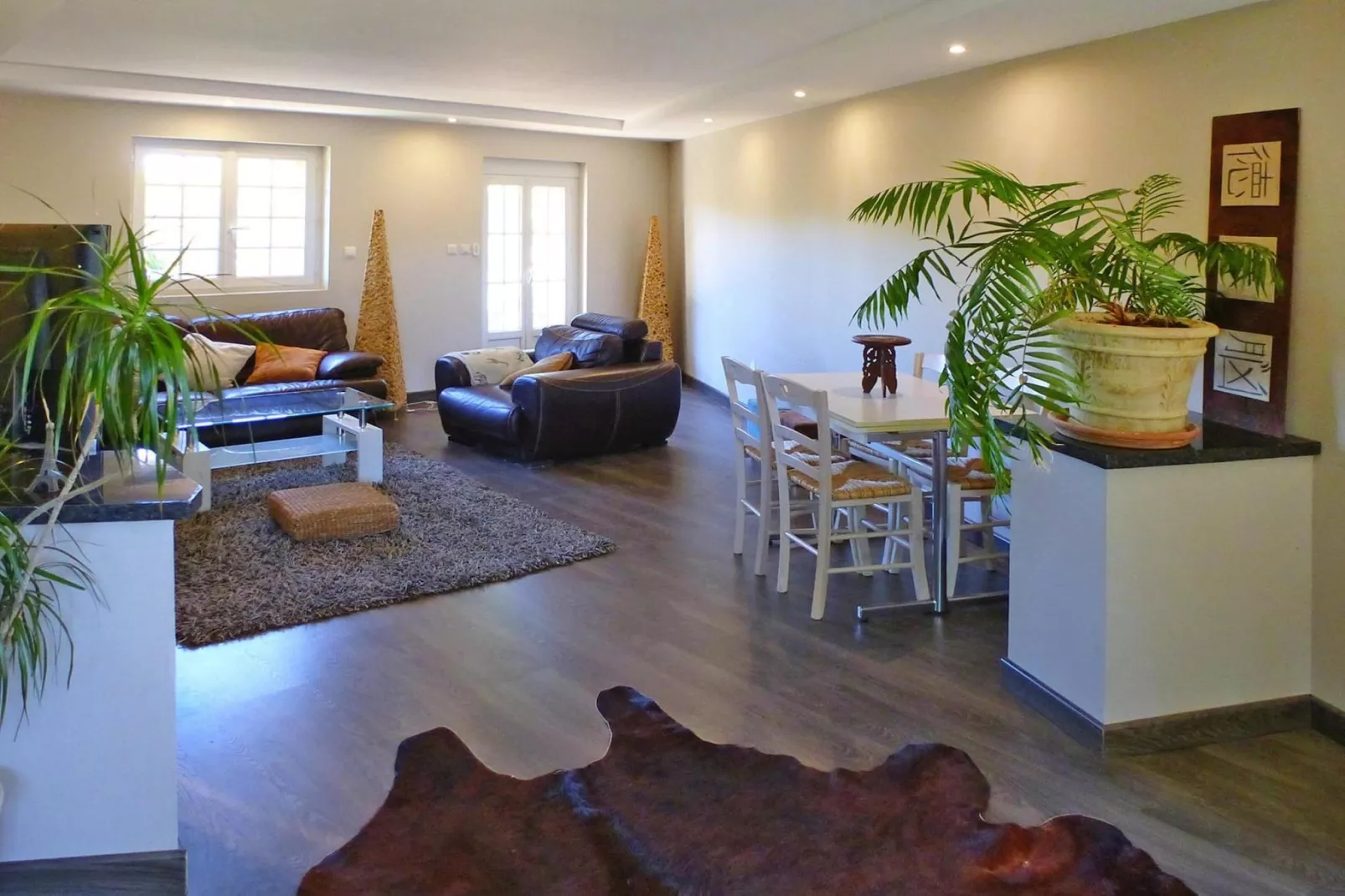 Holiday home Le Porge-Woonkamer