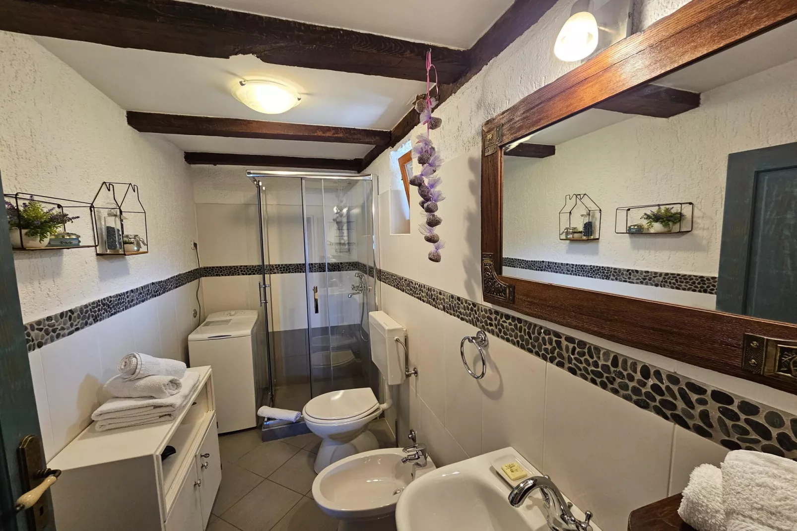 Holiday home Iva - Lovran Dobrec - ca 80 qm für 4 Pers-Badkamer