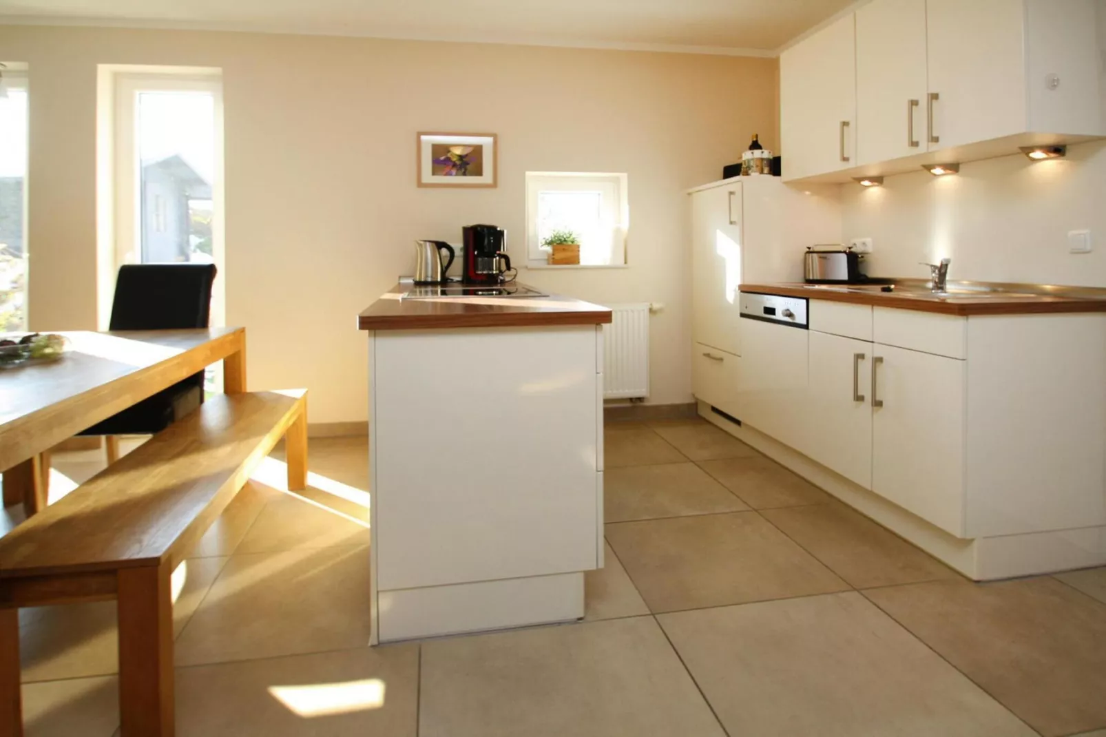 Ferienhaus An de Linn-Keuken