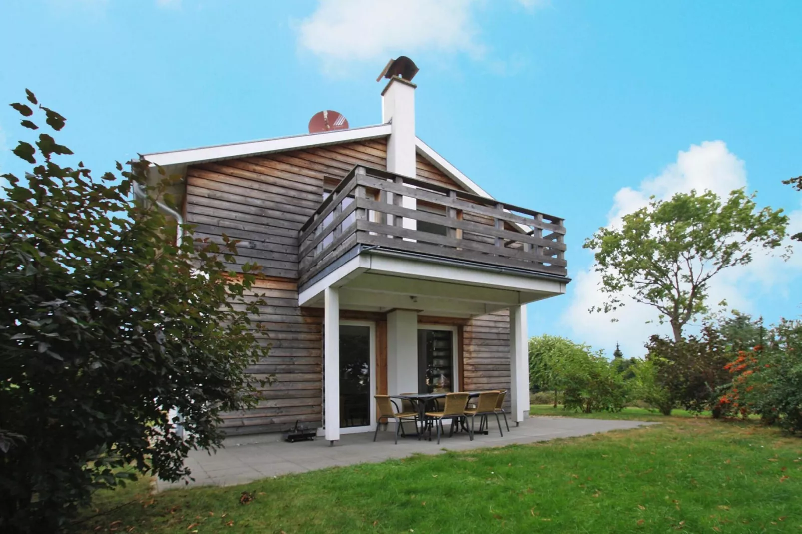 Ferienhaus An de Linn-Terrasbalkon