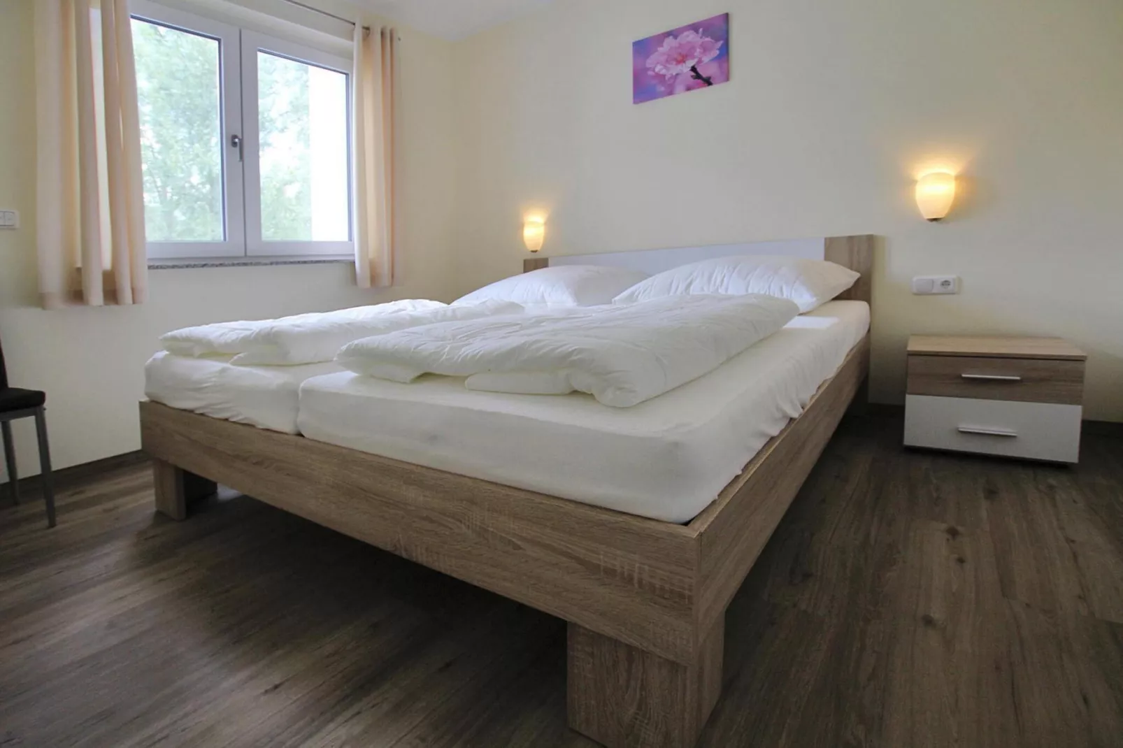 Apartment Hafenflair / Haus 3 EG-Wohnung 9 2 und 2 Personen-Slaapkamer