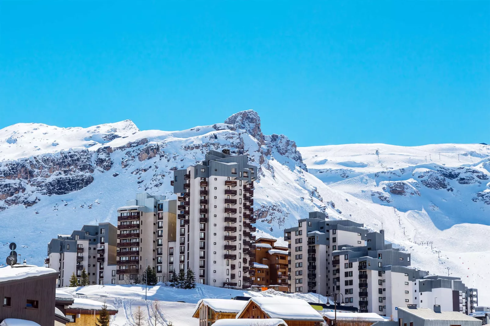 Le Hameau du Borsat 1-Gebied winter 5km