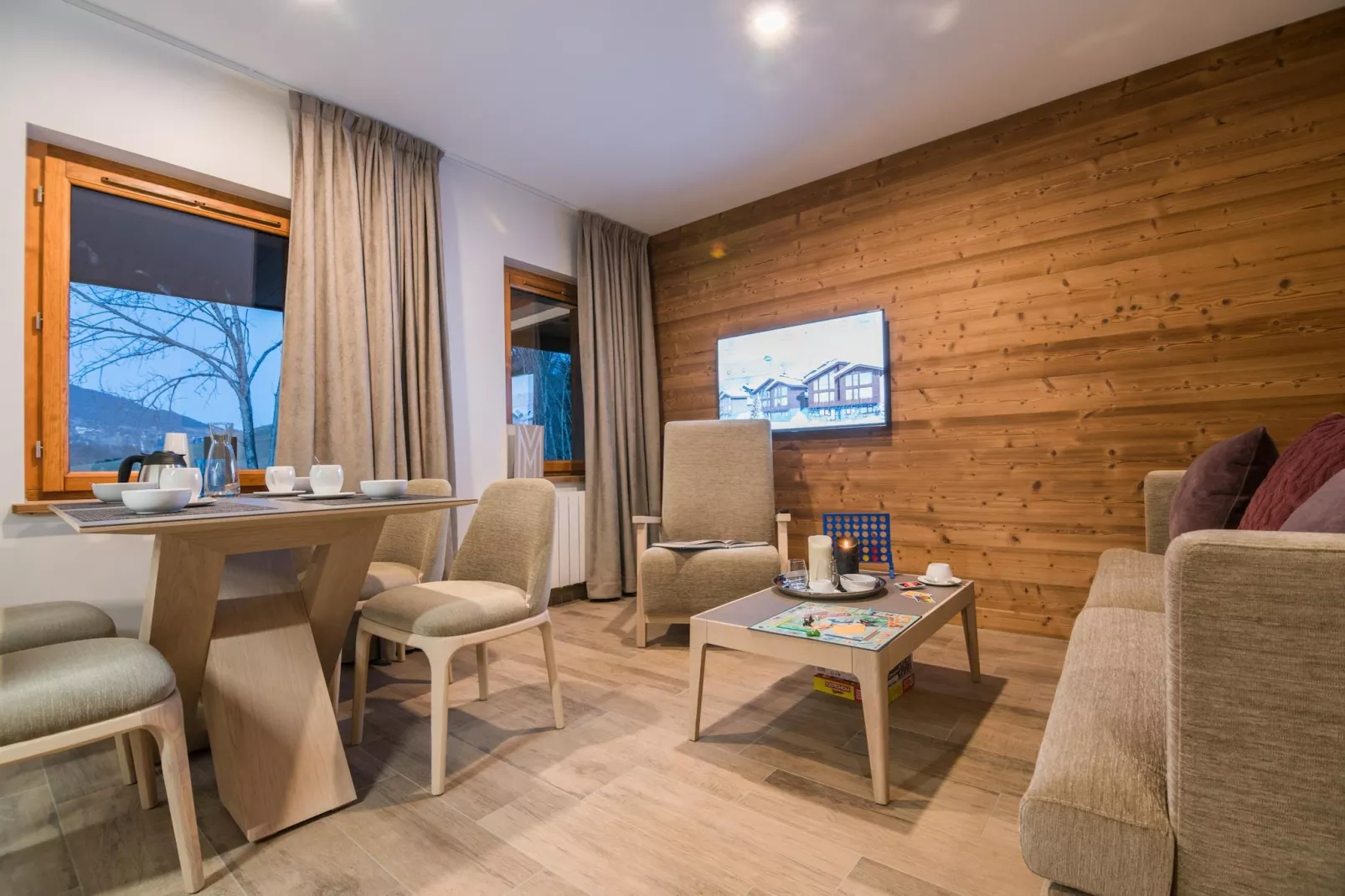 Les Portes de Megève 1-Woonkamer