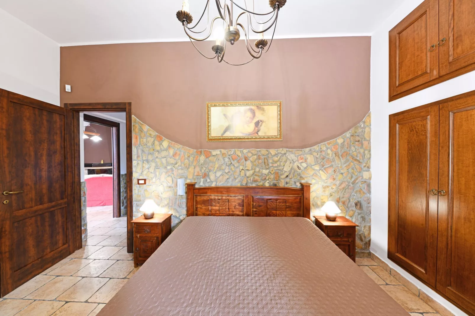 Villa Parisi mit Privatpool Siracusa-Slaapkamer