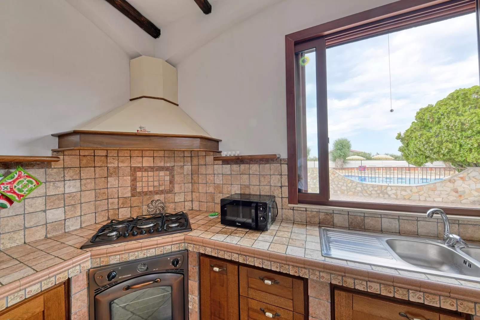 Villa Parisi mit Privatpool Siracusa-Keuken