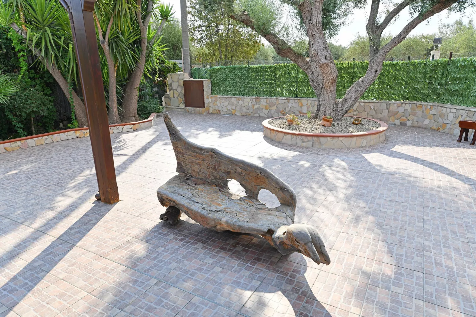 Villa Parisi mit Privatpool Siracusa-Terrasbalkon