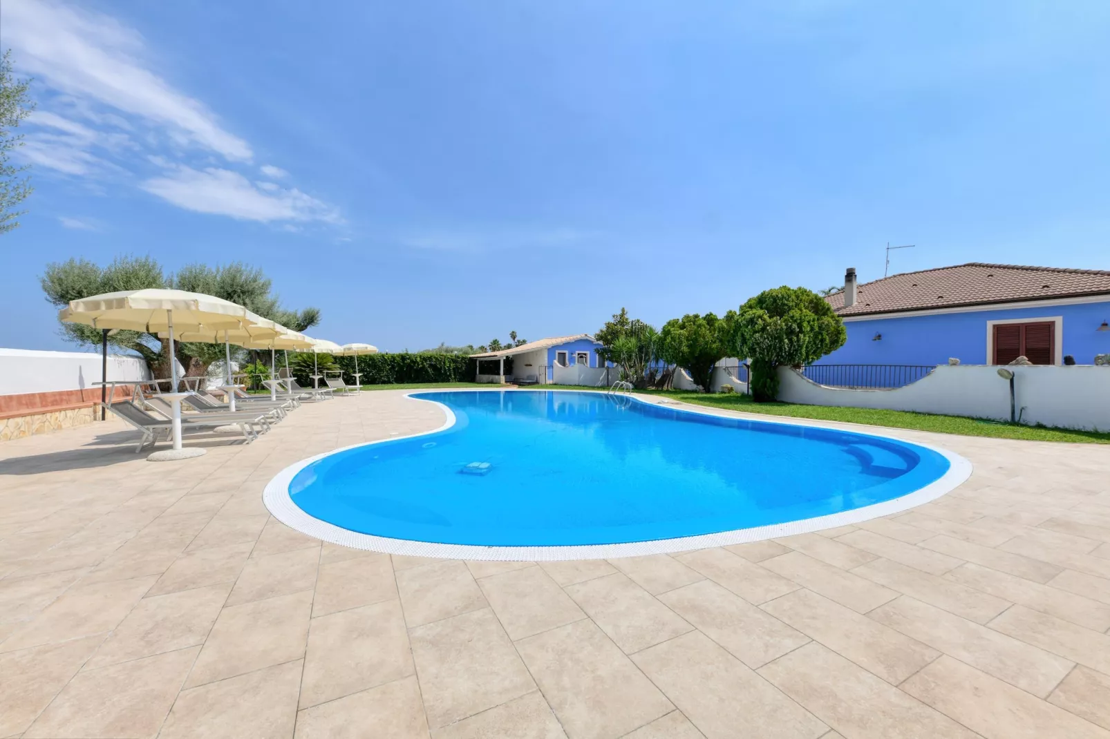 Villa Parisi mit Privatpool Siracusa-Zwembad