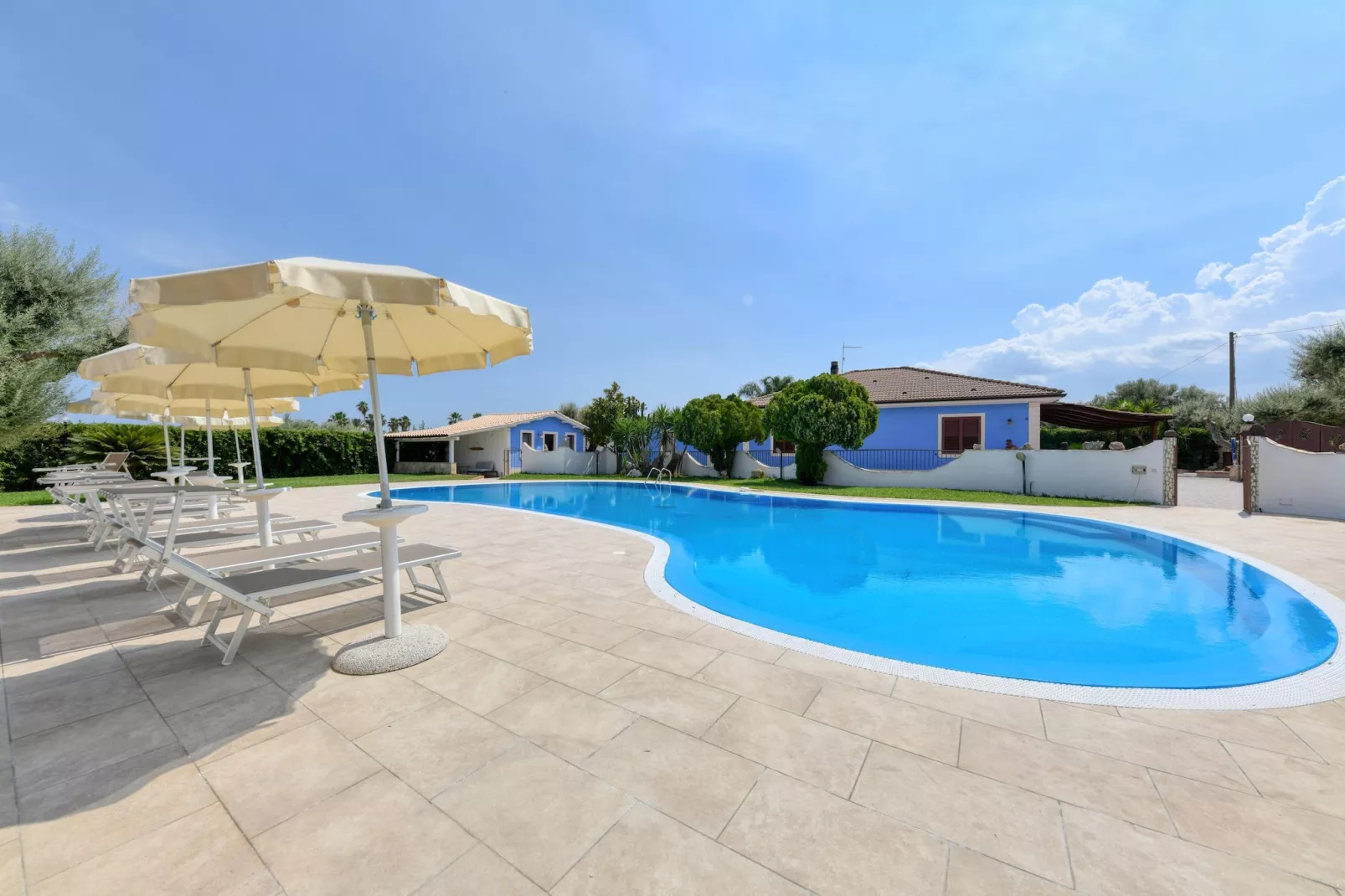 Villa Parisi mit Privatpool Siracusa-Zwembad