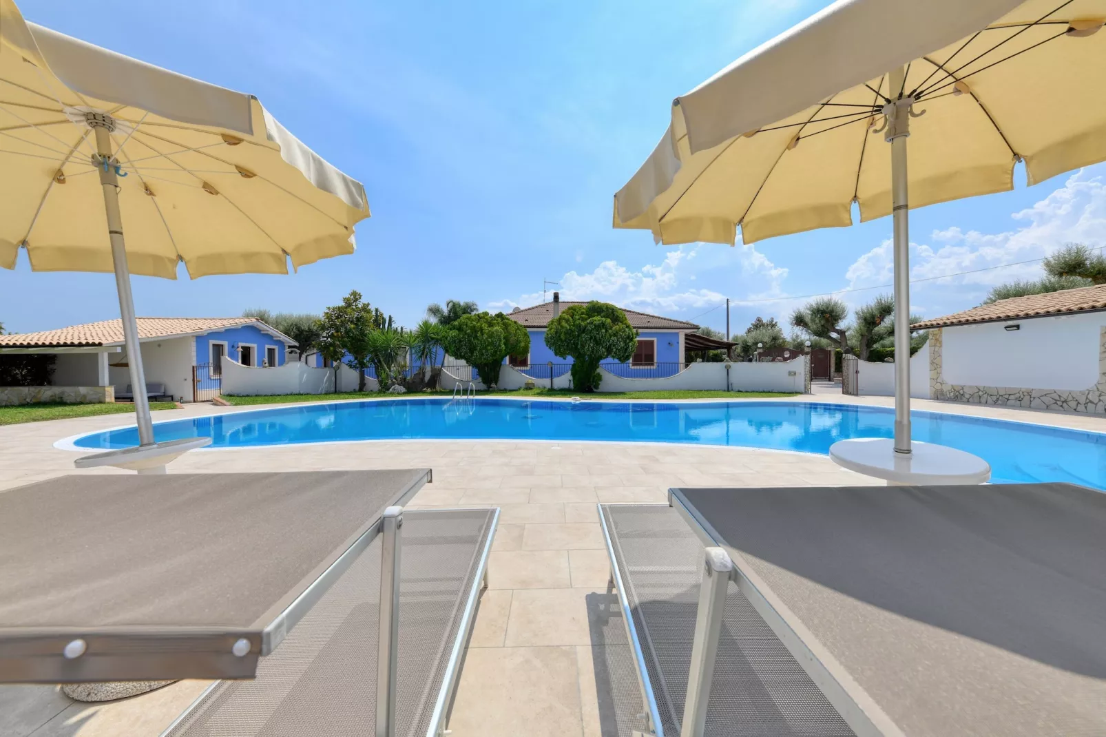 Villa Parisi mit Privatpool Siracusa-Zwembad