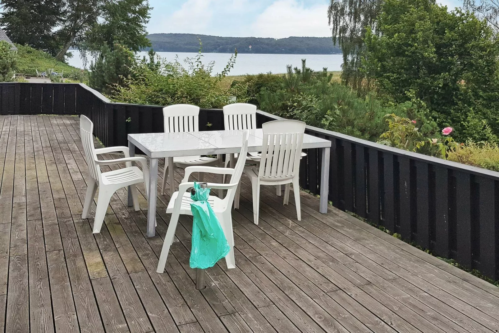 Luxe cottage in Borkop met prachtig uitzicht op zee-Buitenlucht