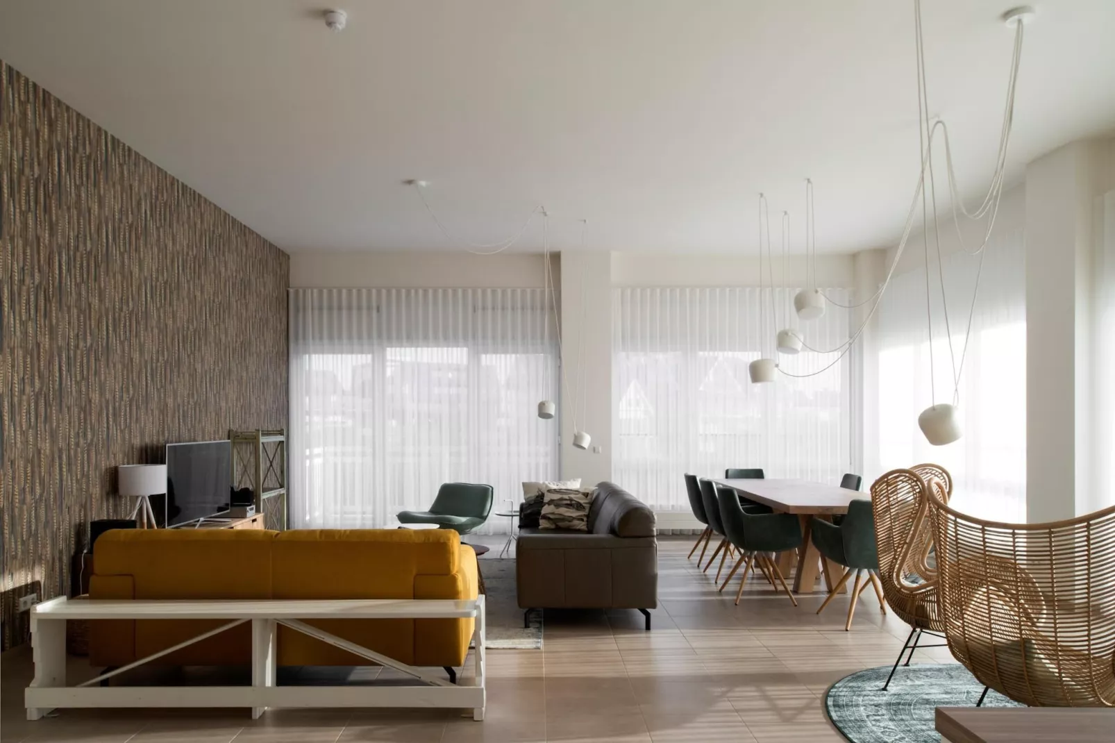 Penthouse Duinhof-Woonkamer