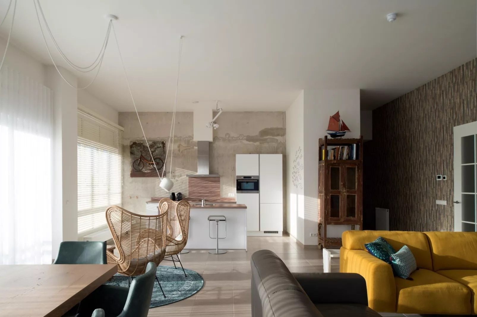 Penthouse Duinhof-Woonkamer