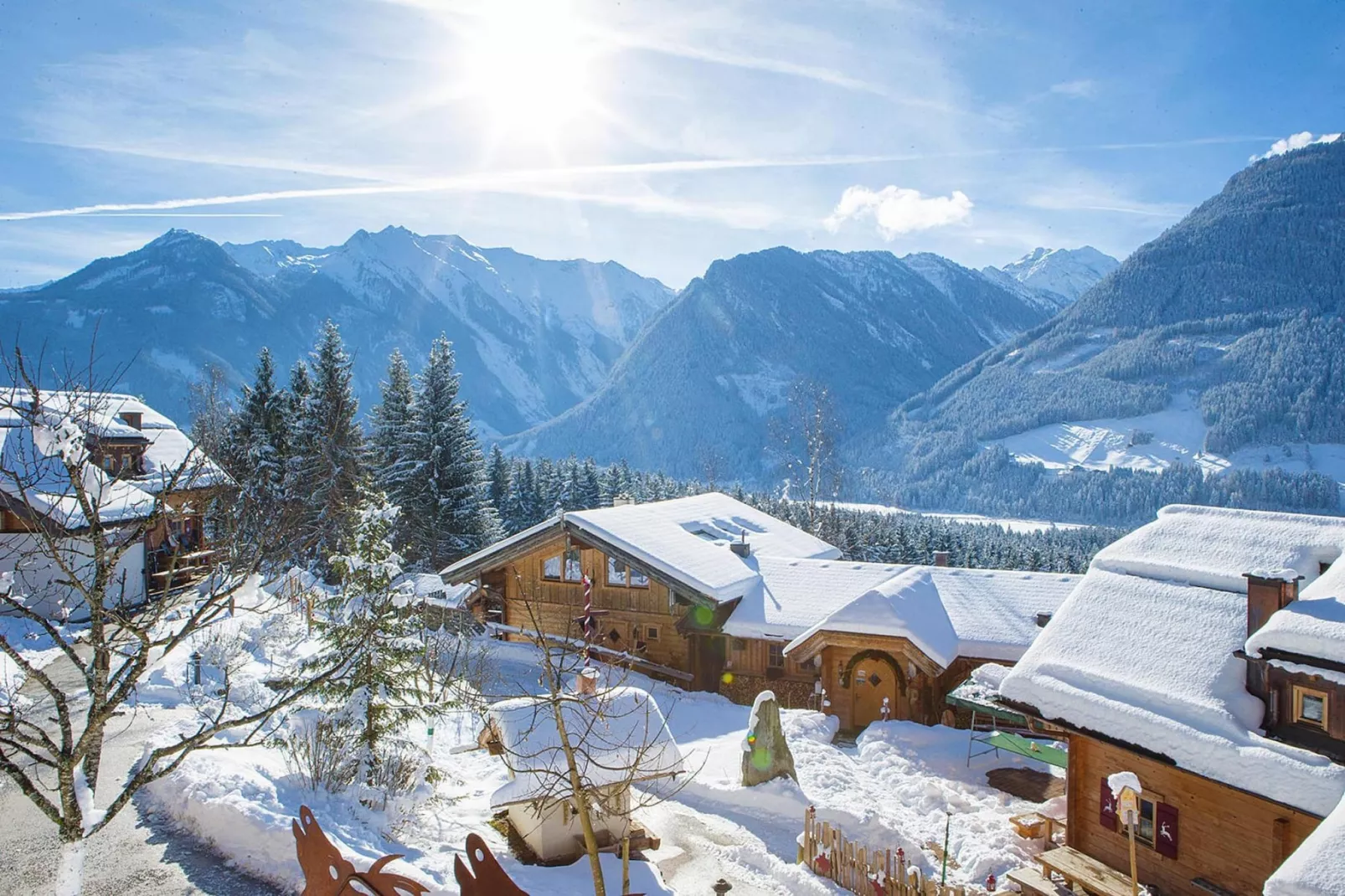 Naturdorf Oberkühnreit-Uitzicht winter