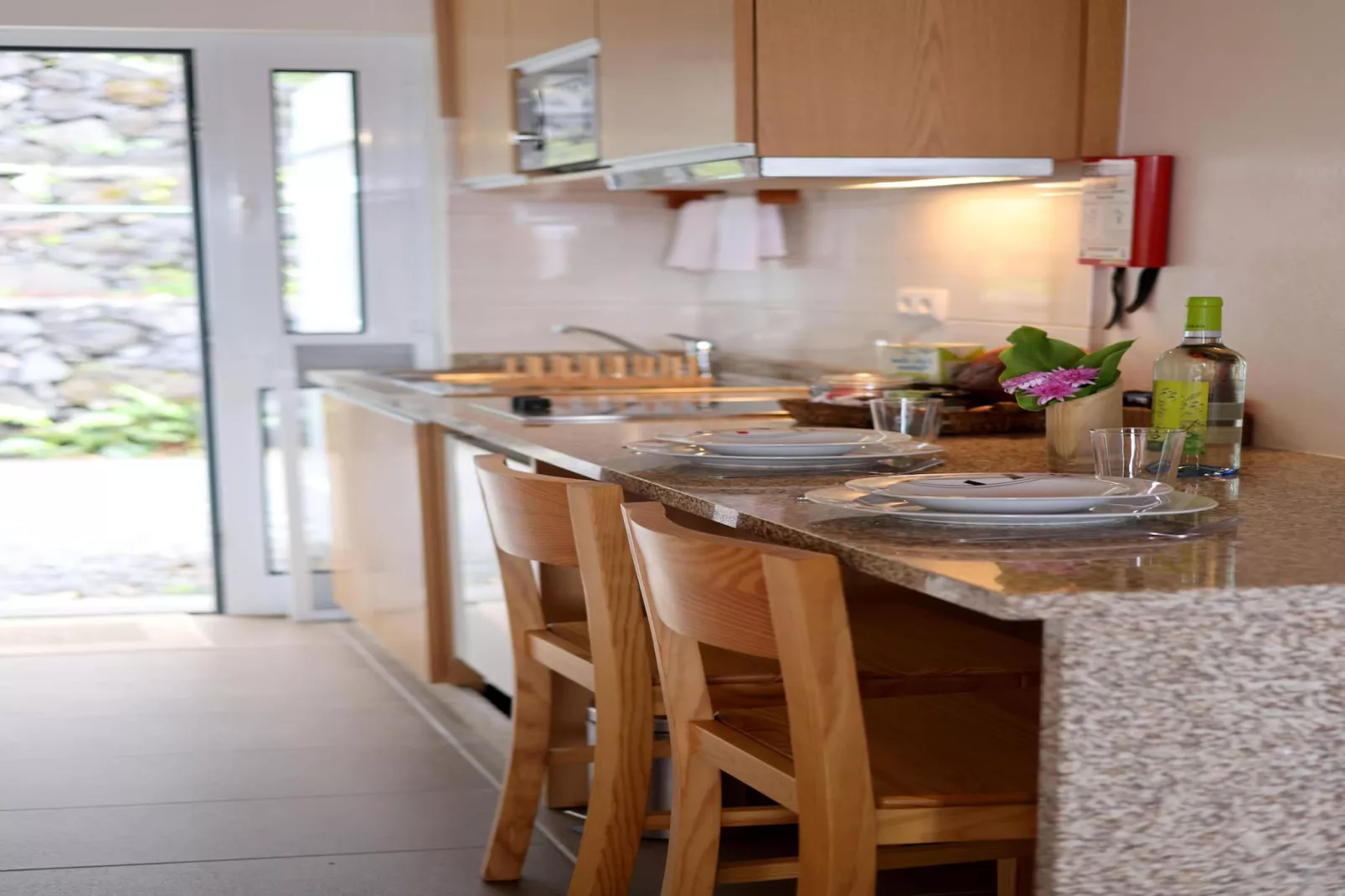 Small semi-detached holiday home in Santo Amaro-Keuken