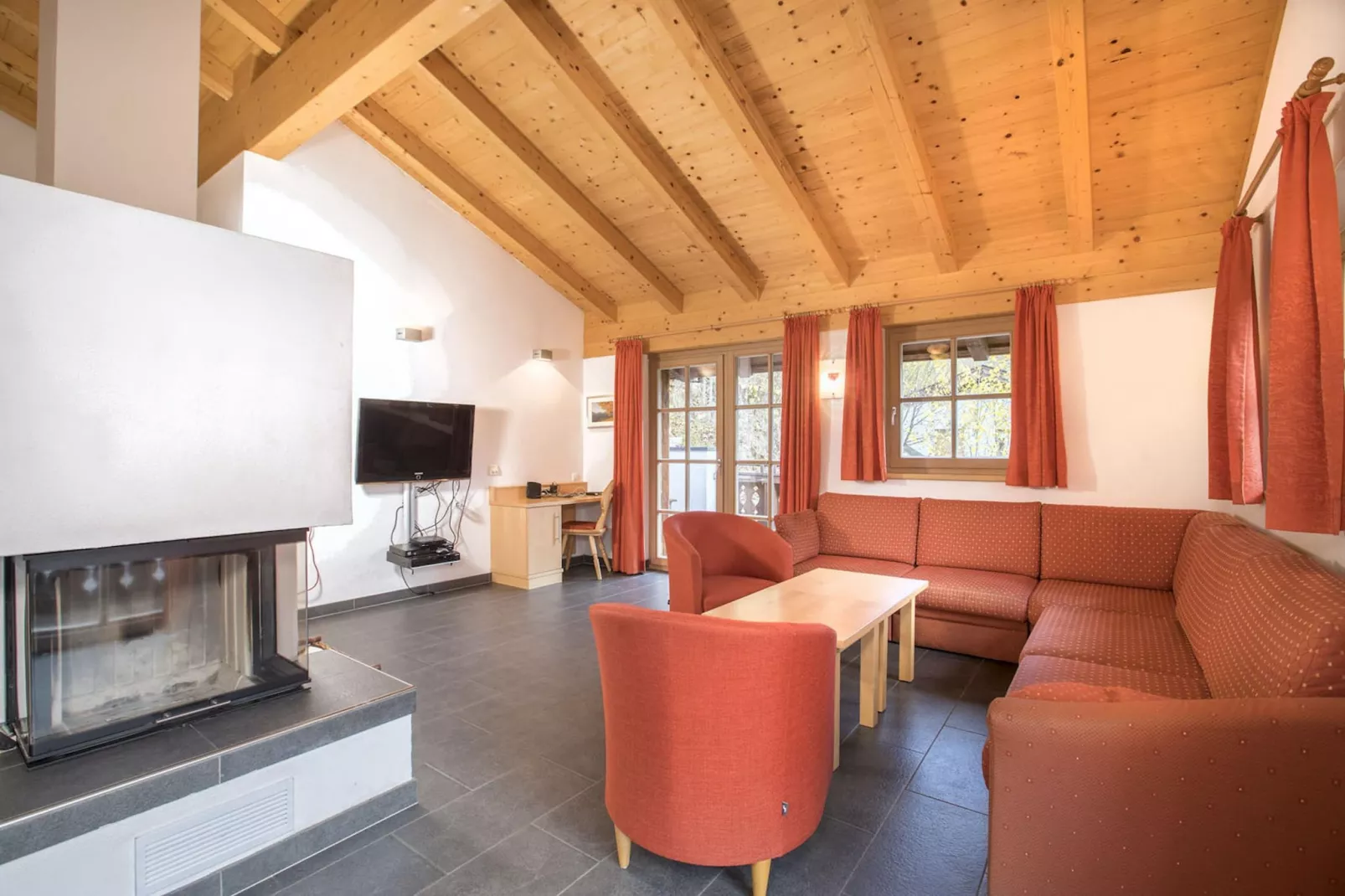 Chalets im Wald-Woonkamer