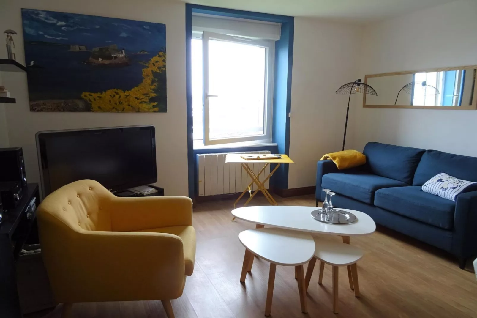 Studio apartment Plougasnou-Woonkamer