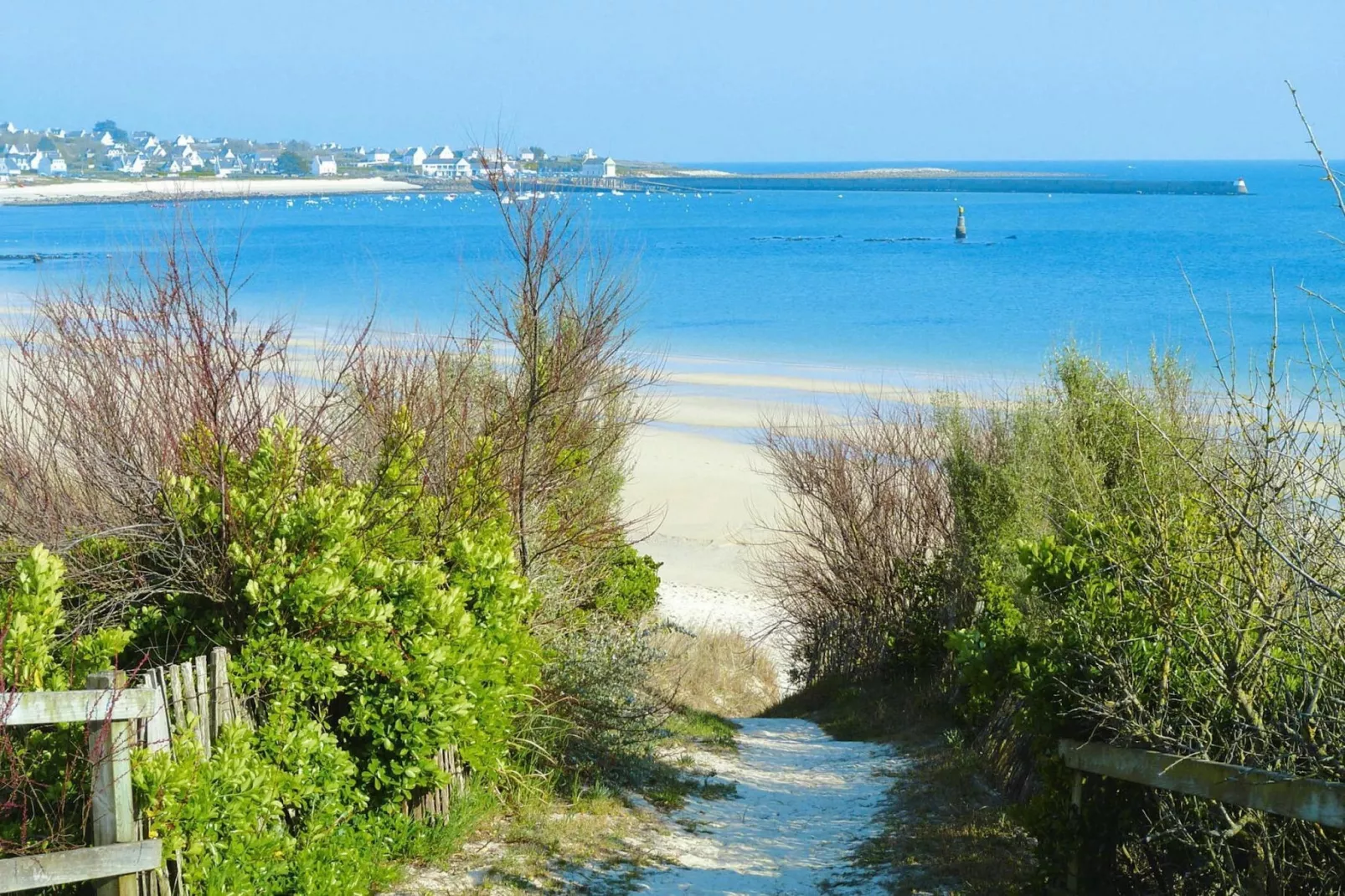 Holiday home Plouhinec-Uitzicht zomer