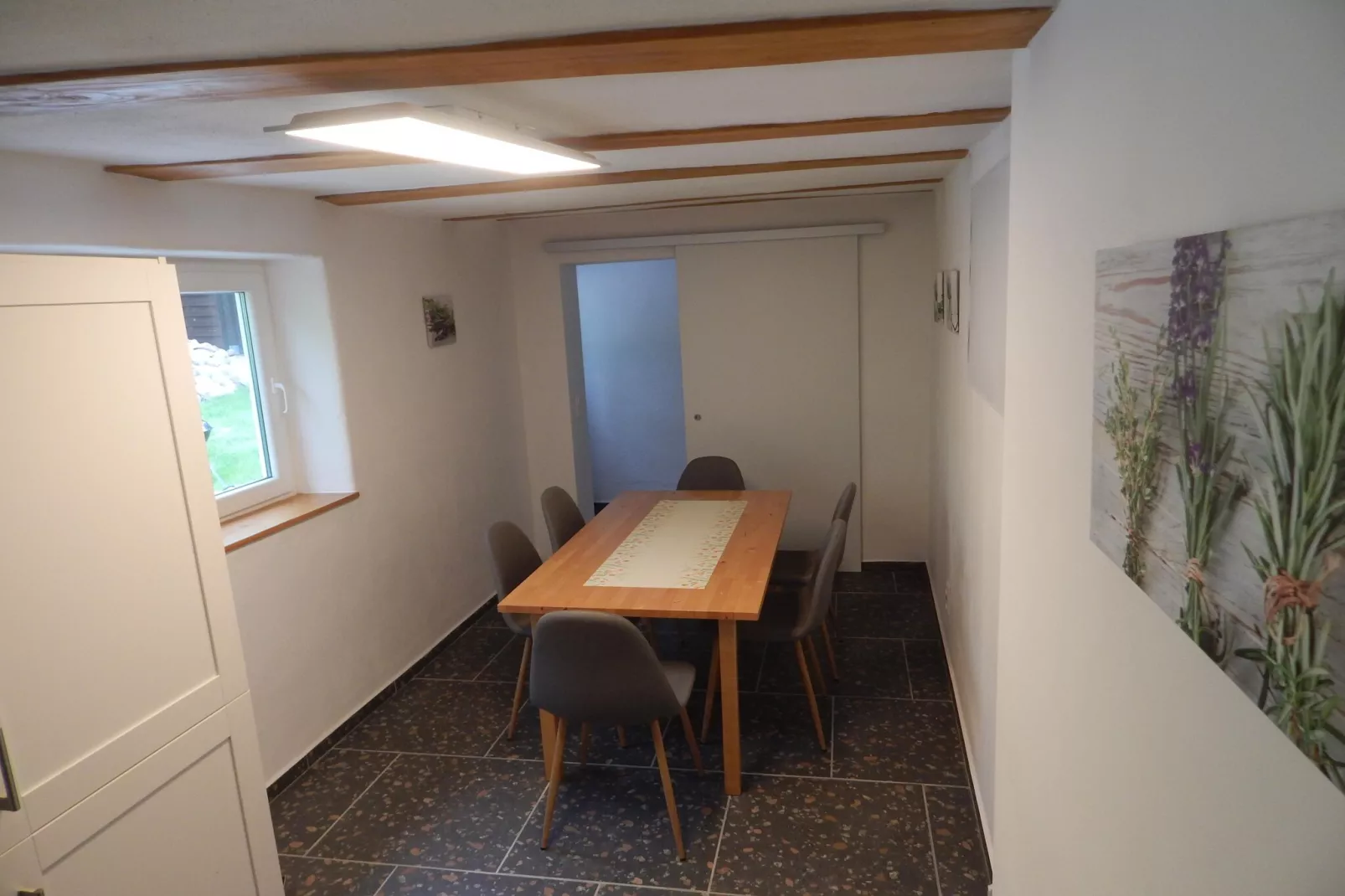 Ferienhaus Mohnblume-Eetkamer