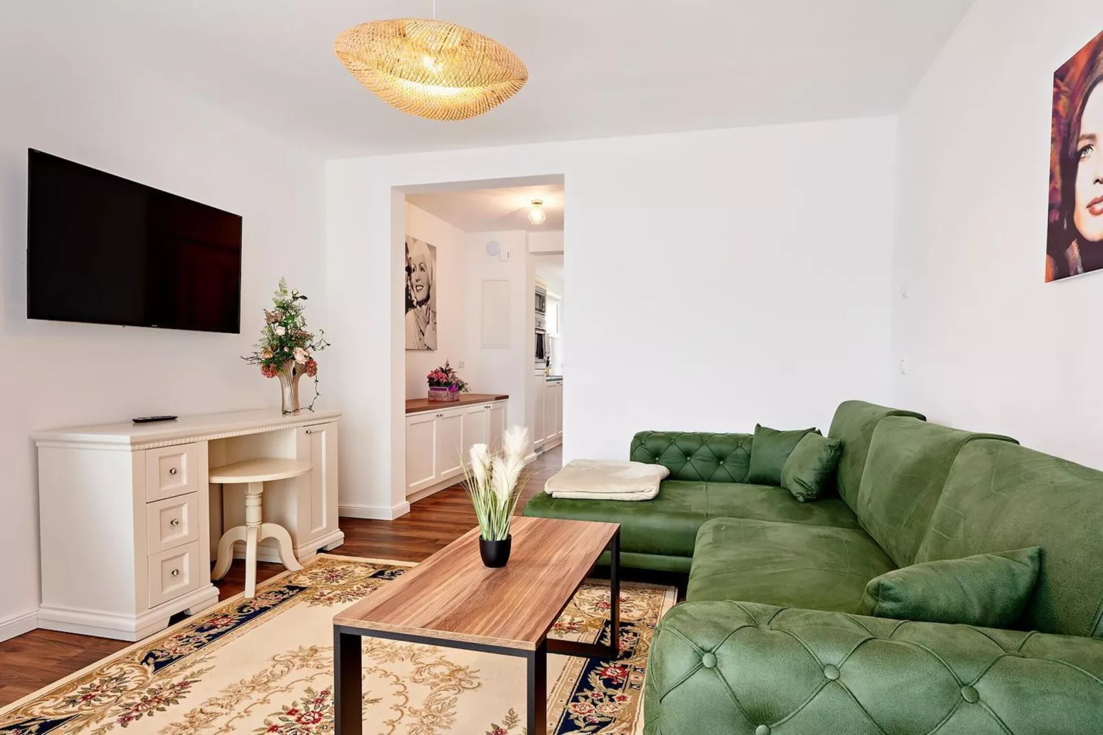 Ferienwohnung Franzl-Woonkamer