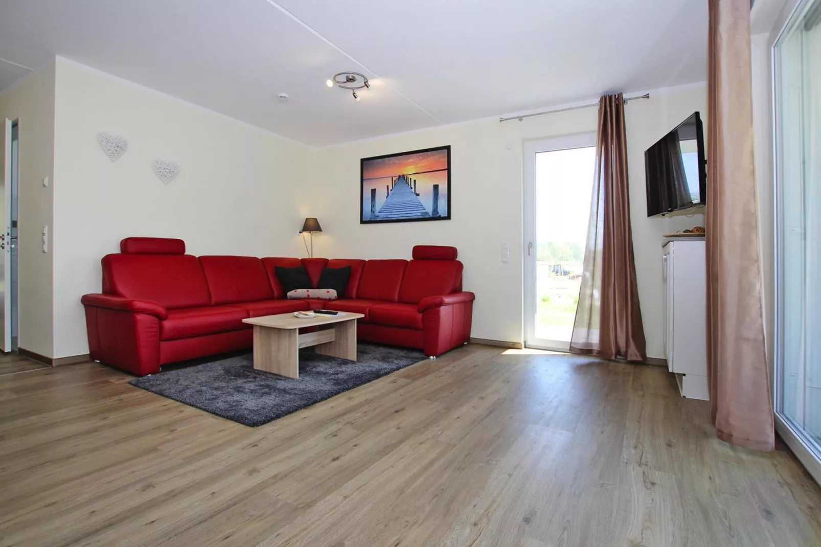 Appartement Hafenflair / Haus 1 EG-Wohnung 1 1-2 Pers-Woonkamer