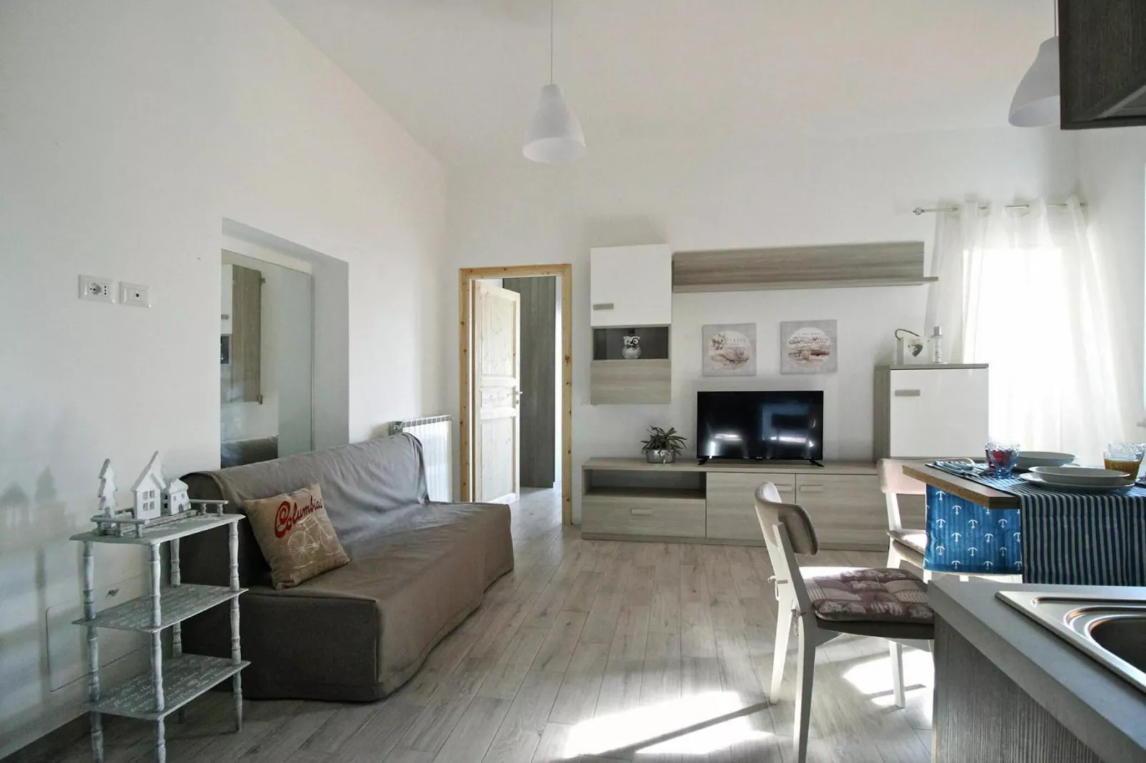 Holiday flat, Ladispoli-Casa Azzurra-Woonkamer
