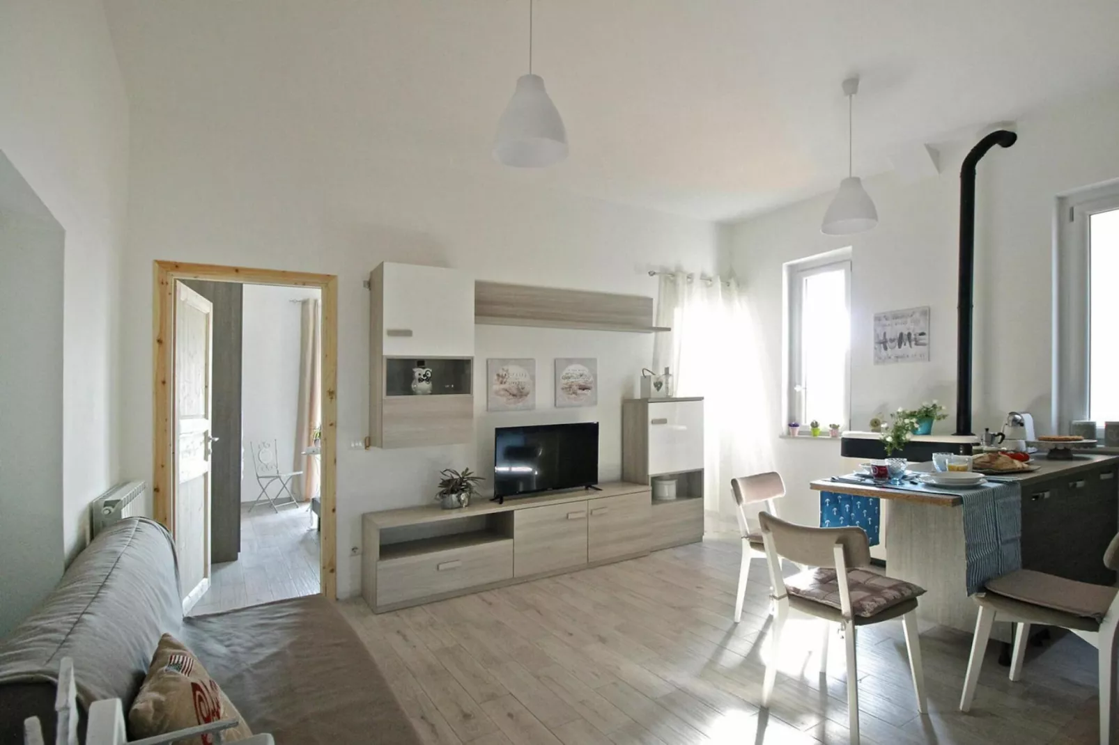Holiday flat, Ladispoli-Casa Azzurra-Woonkamer